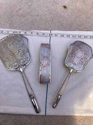 £26 • Buy Silver Plated Dressing Table Set