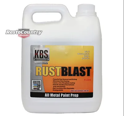 KBS Rust Blast 4 Litre Rust Remover Removal RustBlast Corrosion Prevention Four • $69.90