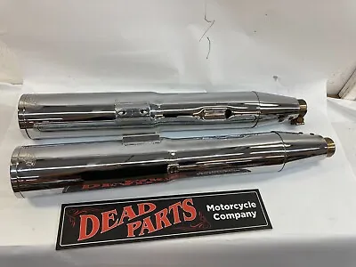 Harley Vance & Hines V&H 4 1/2  96-16 Touring Pro Pipe Mufflers • $375