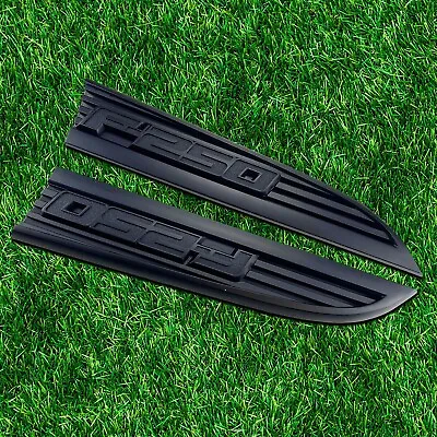 2pcs Matte For 11-16 F250 Super Duty XL XLT LARIAT Side Door Left Right Emblems • $170.99