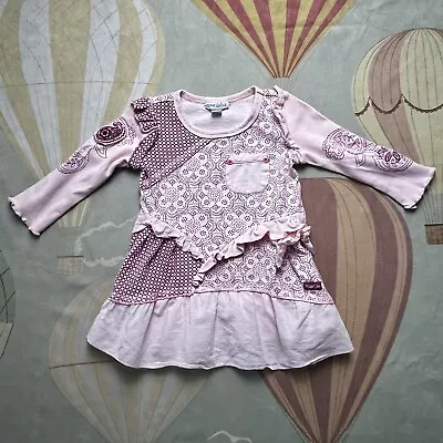 Naartjie Pink Ruffle Front Pocket Dress Size 12-18 Months  • $15