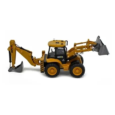 Huina Metal Front & Rear Loader 1:50 Alloy Engineering Construction Vehicle 1704 • £24.99