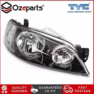 TYC RH RHS Right Head Light Lamp Black For Ford Falcon BA BF Series 1 XT 02~06 • $123.20