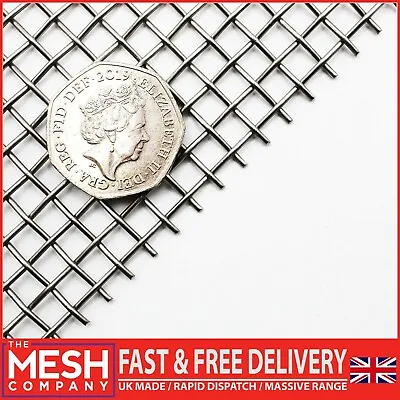 £4.75 • Buy STAINLESS STEEL WOVEN WIRE FILTER MESH HEAVY, FINE & COARSE 150 & 300mm Square