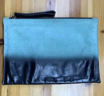 Zara Oversized Ombré Leather Clutch • $30