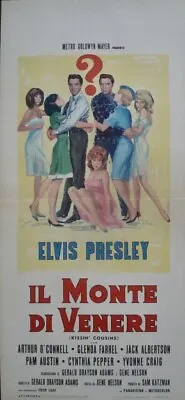 KISSIN COUSINS ELVIS PRESLEY Italian Locandina Movie Poster 1964 • $200