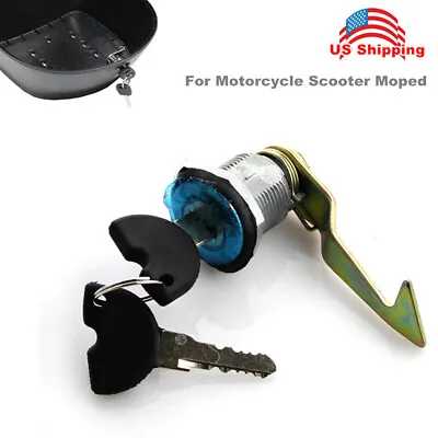 Motorcycle Scooter Moped Tail Box Trunk Luggage Lock With 2 Key For Storage Case • $14.39