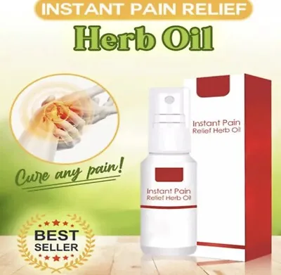 £11.99 • Buy Natural Herbal Instant Pain Relief Oil Spray 60ml