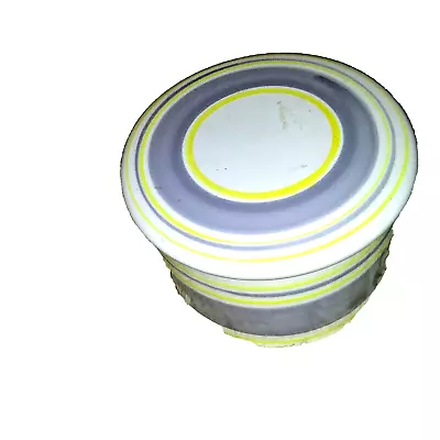 CERAMIC Round Box & Lid MOUNT CLEMENS • $10.95