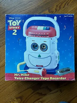 NEW In Box PLAYSKOOL TOY STORY 2 Mr. Mike Voice Changer Tape Recorder (TS-468) • $675
