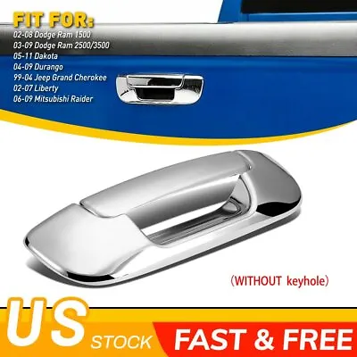 $13.99 • Buy Chrome Door Handle + Tailgate Covers For 2002-2008 Dodge Ram 1500 2500 3500