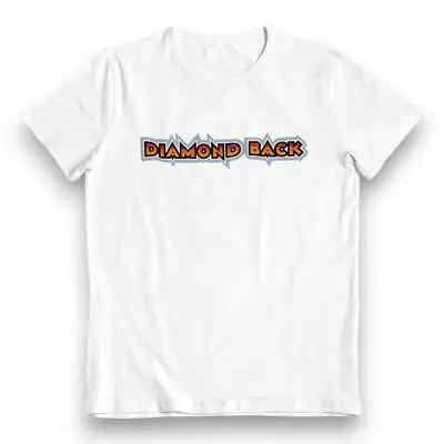 Diamond Back - Orange Fade Logo On White Shirt - Old School Bmx Mens T-Shirt • $33