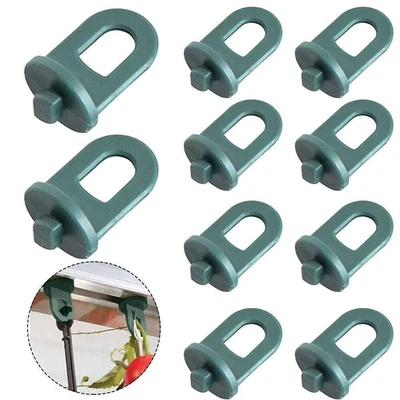£3.50 • Buy 10/20x Crop Hooks Plastic Clasps Garden Accessories Greenhouse Hanging Garden UK