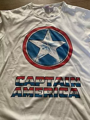 Men’s Marvel Captain America T Shirt Large • £1.50