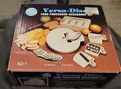 Vintage GE AD1 General Electric Versa-Disc Food Processor Accessory Kit • $24.99