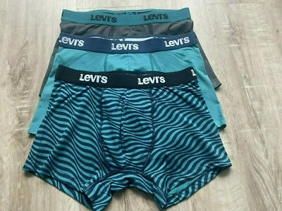 BNWT Mens Levi SMALL Boxer Shorts / Trunks / Brief 30-32  £34 RRP 3 Pack Cotton • £19.99