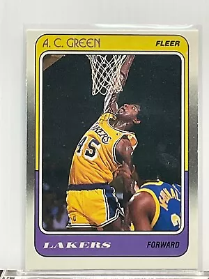 1988-89 Fleer Basketball  - A.C Green - Lakers • $1.75