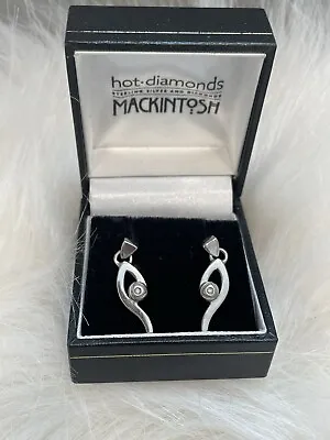 £35 • Buy Mackintosh Hot Diamond Drop Stud Earrings - New 