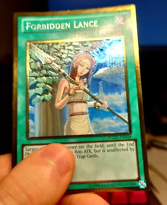 Yu-Gi-Oh! Ultimate Rare Style Forbidden Lance Custom Etched • £12