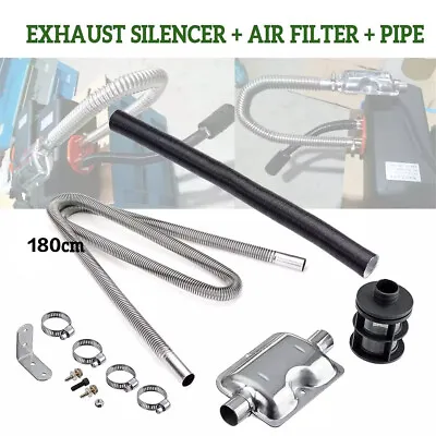 24mm Exhaust Silencer 25mm Filter Intake Pipe Diesel Heater For Eberspacher • £20.99