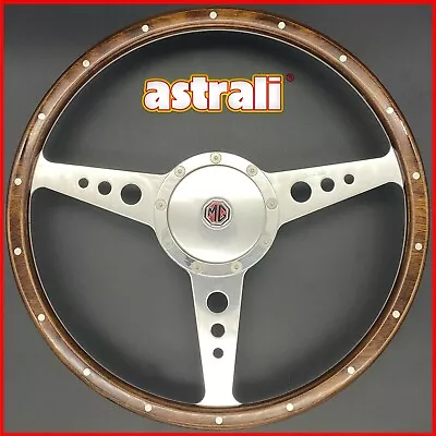 MGA All Years  15  Classic Wood Steering Wheel & Boss Fitting Kit • $186.44