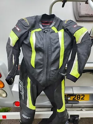 Rst R-16 Motorcycle Bike Leathers Race Road 1pc Suit Uk48  • $77.09