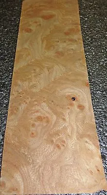 Carpathian Elm Burl Wood Veneer 2  X 8  Raw No Backing 1/42  Thickness  AA   • $10