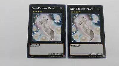 2x GEM-KNIGHT PEARL  DEM4-EN009 UNLIMITED EDITION COMMON YUGIOH NM UNPLAYED • $4.99