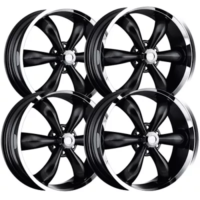 (Set Of 4) Vision 142 Legend 6 20x9 6x135 +35mm Gloss Black Wheels Rims 20  Inch • $807.96