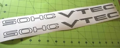 SOHC VTEC JDM Racing Import Vinyl Car Decal Stickers • $13.99