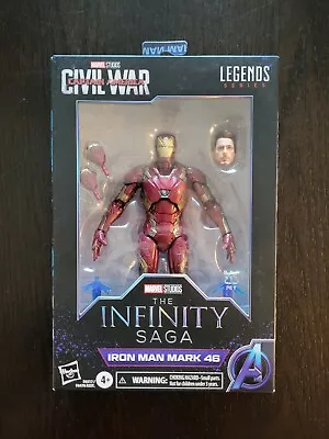 Iron Man Mark 46 The Infinity Saga 6  Scale MARVEL LEGENDS New MIB Sealed • $25.75