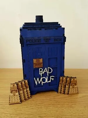 Mtg Card Storage Box Dr Who Universes Beyond Tardis Dalek Tokens Full Set Magic • £29.95