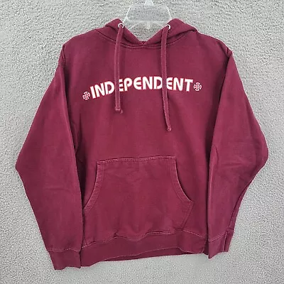 Independent Trucks Hoodie Mens Small Red Skateboarding Skater Sweater • $49.88