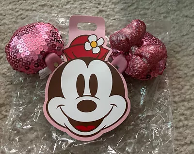 NEW Disney Store Japan Pink Minnie Hair Clips • $18