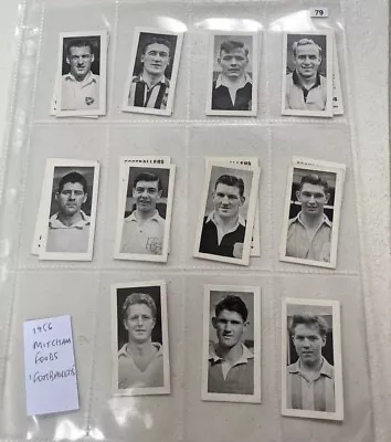 1956 Mitcham Foods ‘Footballers’. 19 X Trade Cards. • $44.19