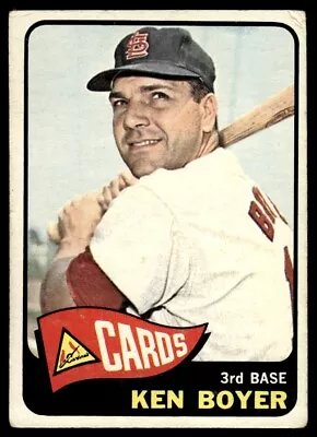 1965 Topps Ken Boyer St. Louis Cardinals #100 • $4