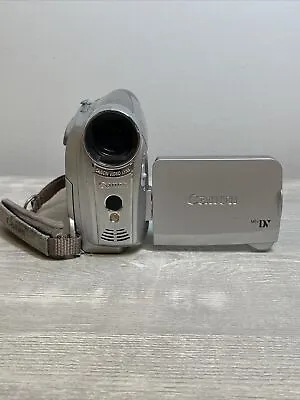 Canon ZR850 Mini DV Camcorder W/ Battery Silver Tested Please Read C98 • $24.99