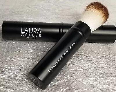 Laura Geller Baked Powder Blush Highlighter Face Makeup Retractable Soft Brush • $10.50