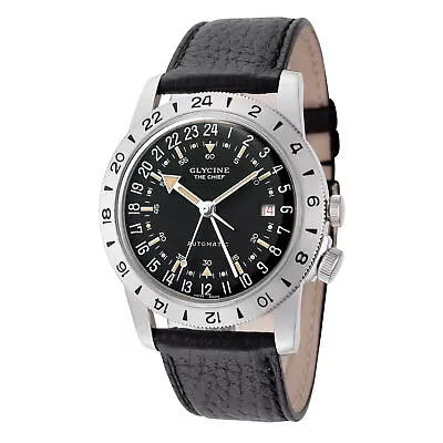 Glycine Unisex GL0465 Airman Vintage The Chief 40mm Automatic Watch • $549