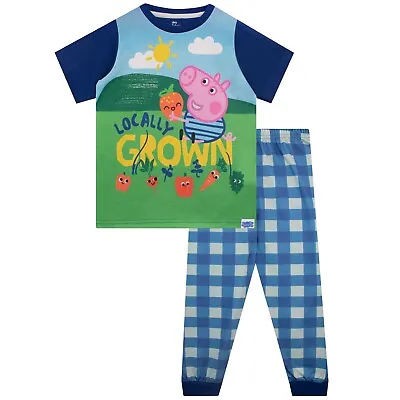 £15.99 • Buy George Pig Happy PJ Set Kids Boys 18 24 Months 2 3 4 5 6 7 8 Years Sleepwear