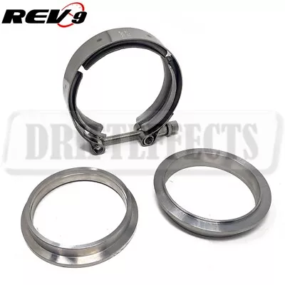 $23.50 • Buy 3  V-band Universal Clamp Flange Kit Mild Steel Turbo Downpipe Exhaust Adapter
