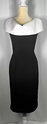 Anita Kantor Vintage Pencil Dress 6 Gown Evening Jackie Kennedy Style Black 70’ • $99.99