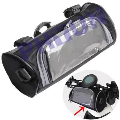 Motorcycle Windshield Bag Front Handlebar Fork Luggage Storage Container Pouch • $20.60