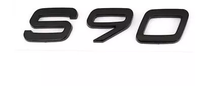 For VOLVO S90 Rear Boot Trunk Emblem Sticker Letter Badge Matte Black • $19.95