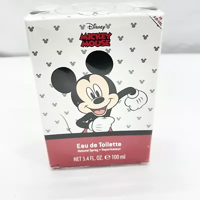 New In Box Mickey Mouse By Disney Eau De Toilette 3.4 FL Oz Natural Spray • $19.99