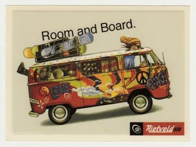 Rietveld USA Room And Board VW Bus Sticker Decal • $14.99