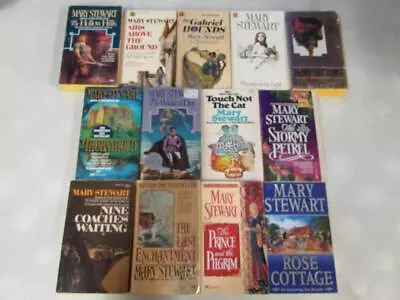 BIG Lot (13) MARY STEWART Vintage Gothic Fantasy Books STORMY PETREL Wicked Day • $49.95