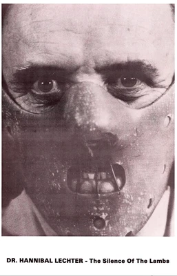 $19.99 • Buy Vintage Silence Of The Lambs Dr. Hannibal Lechter Horror Movie Poster 38 X 24