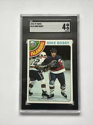 1978-79 Topps Mike Bossy RC #115 SGC-4 VG/EX New York Islanders • $40