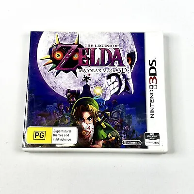 The Legend Of Zelda Majoras Nintendo 3DS Case Only | Tracked Postage • $39.97